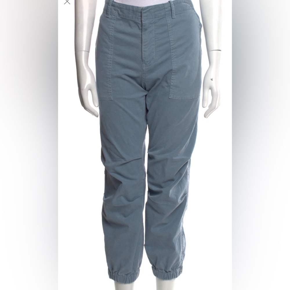 Nili Lotan Blue Track Pants Relaxed Fit Joggers